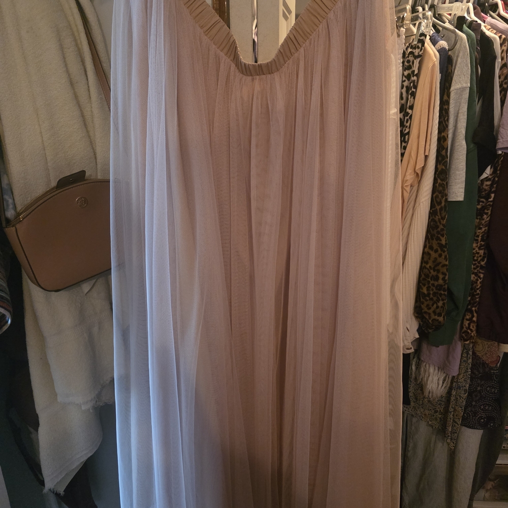 Elegant Pink Maxi Skirt